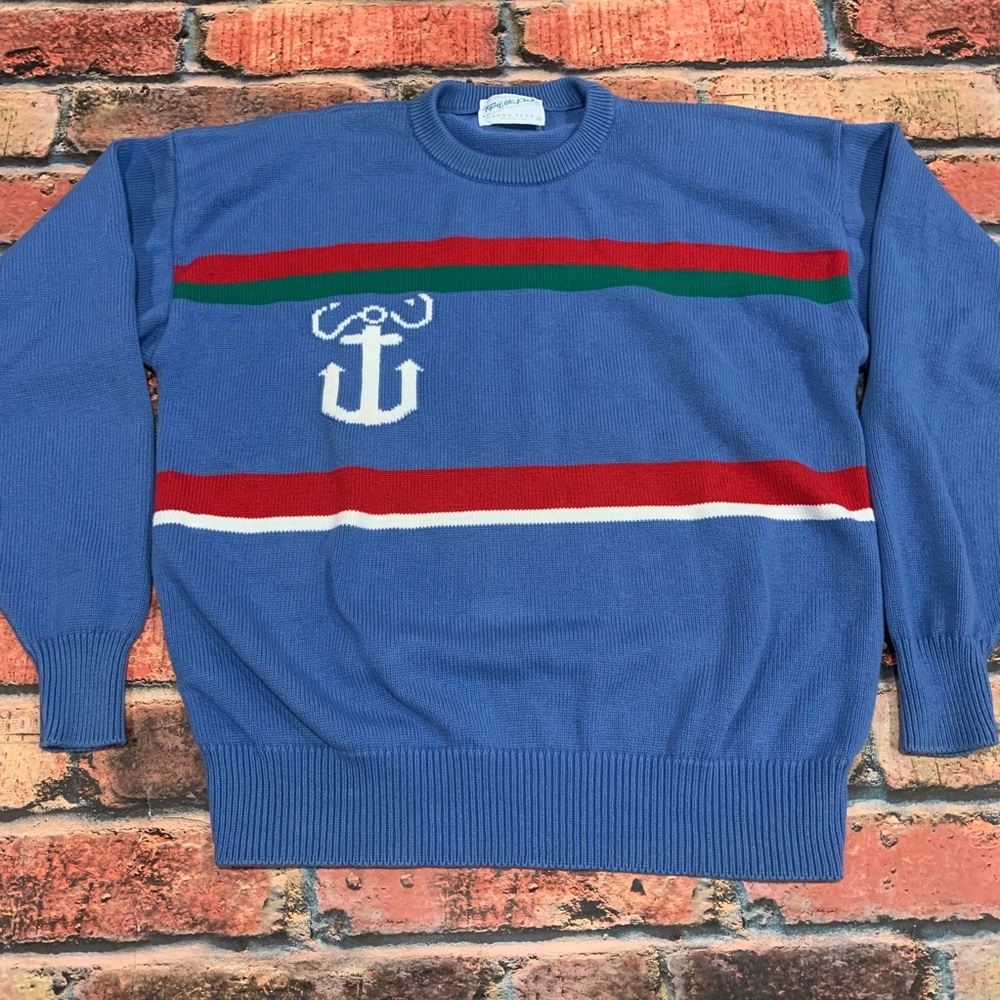 Vintage Nautical Lord Jeff Sweater Size XL